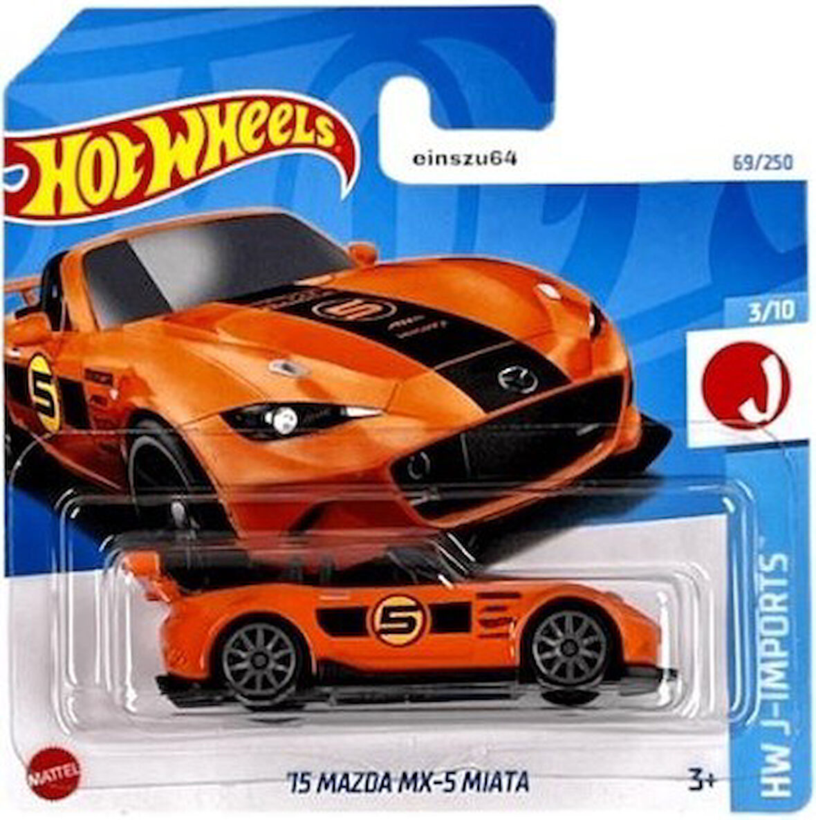 Hot Wheels Tekli Arabalar '15 Mazda Mx-5 Miata HTD22