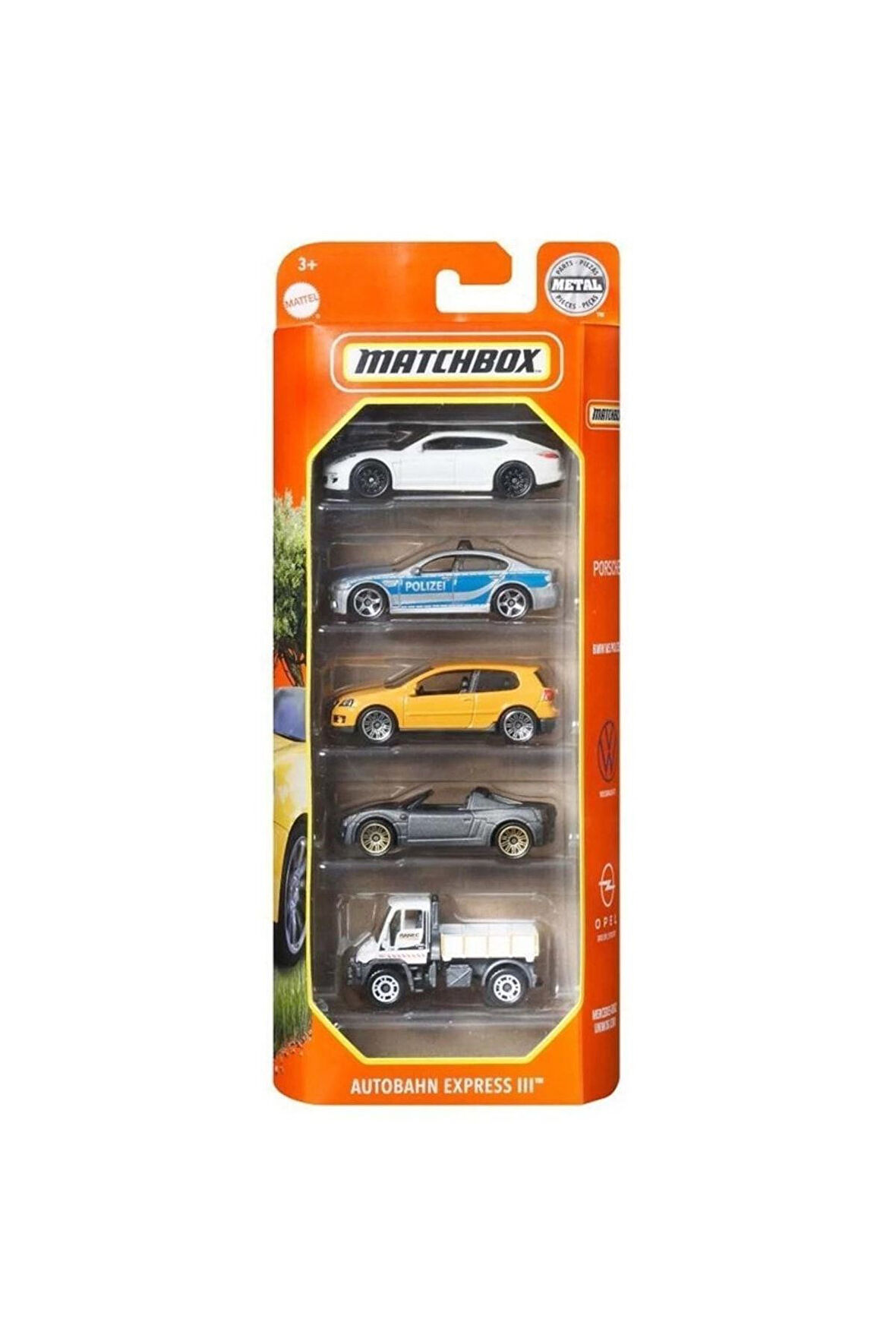 Metal Beşli Araba Seti Autobahn Express Iıı Hfh13