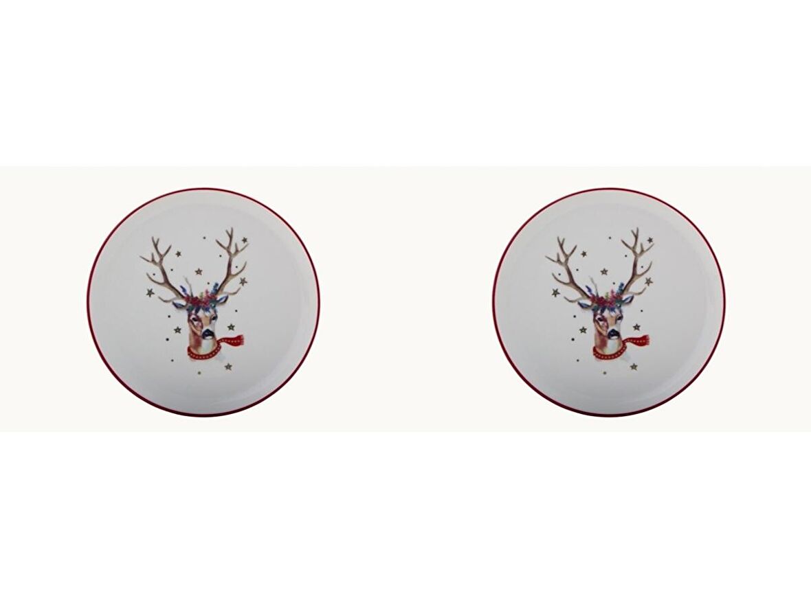 Porland Winter Düz Tabak 20cm 2'li 04ALM004488