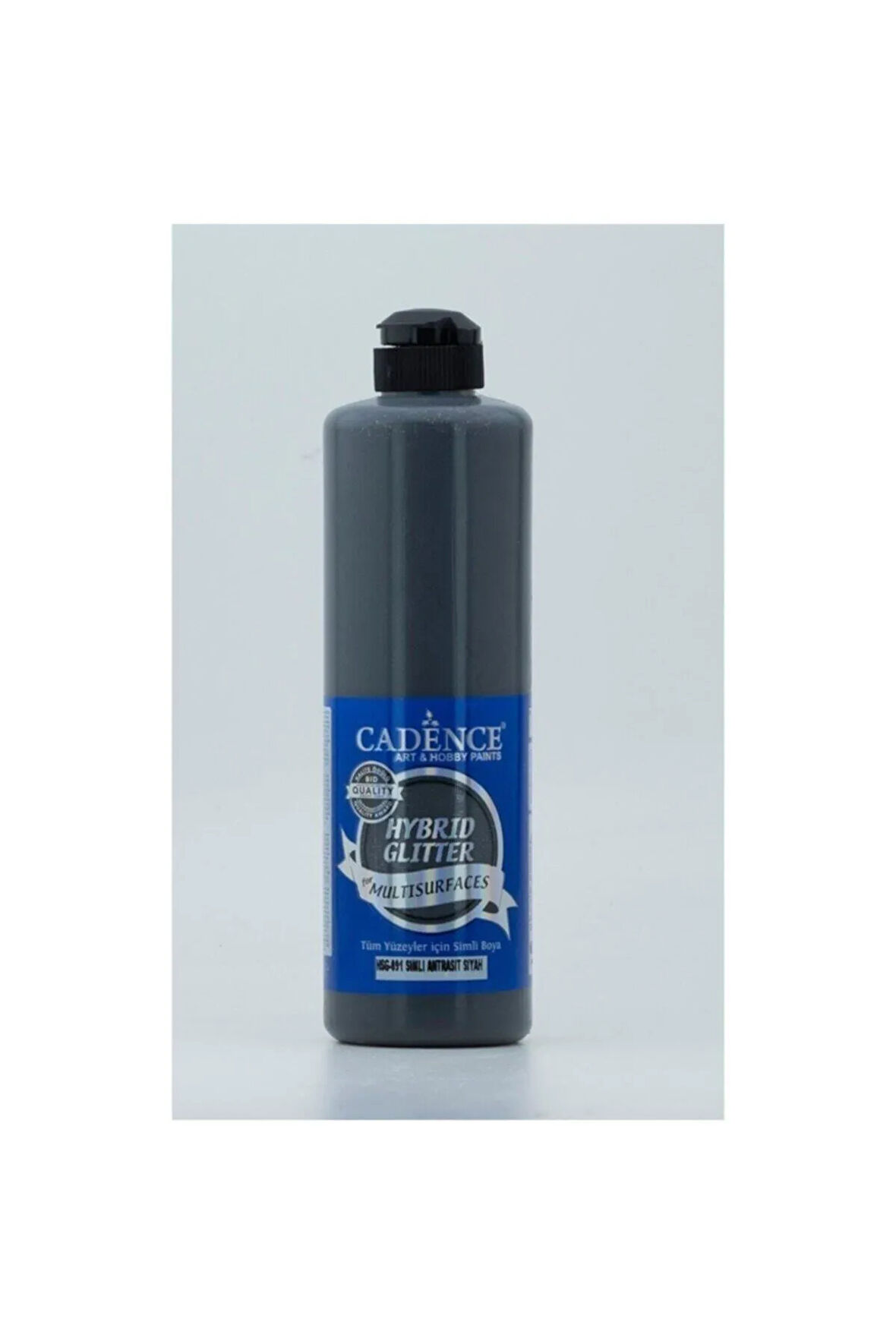 Hsg-091 Antrasit Siyah Simli Akrilik Boya 500ml
