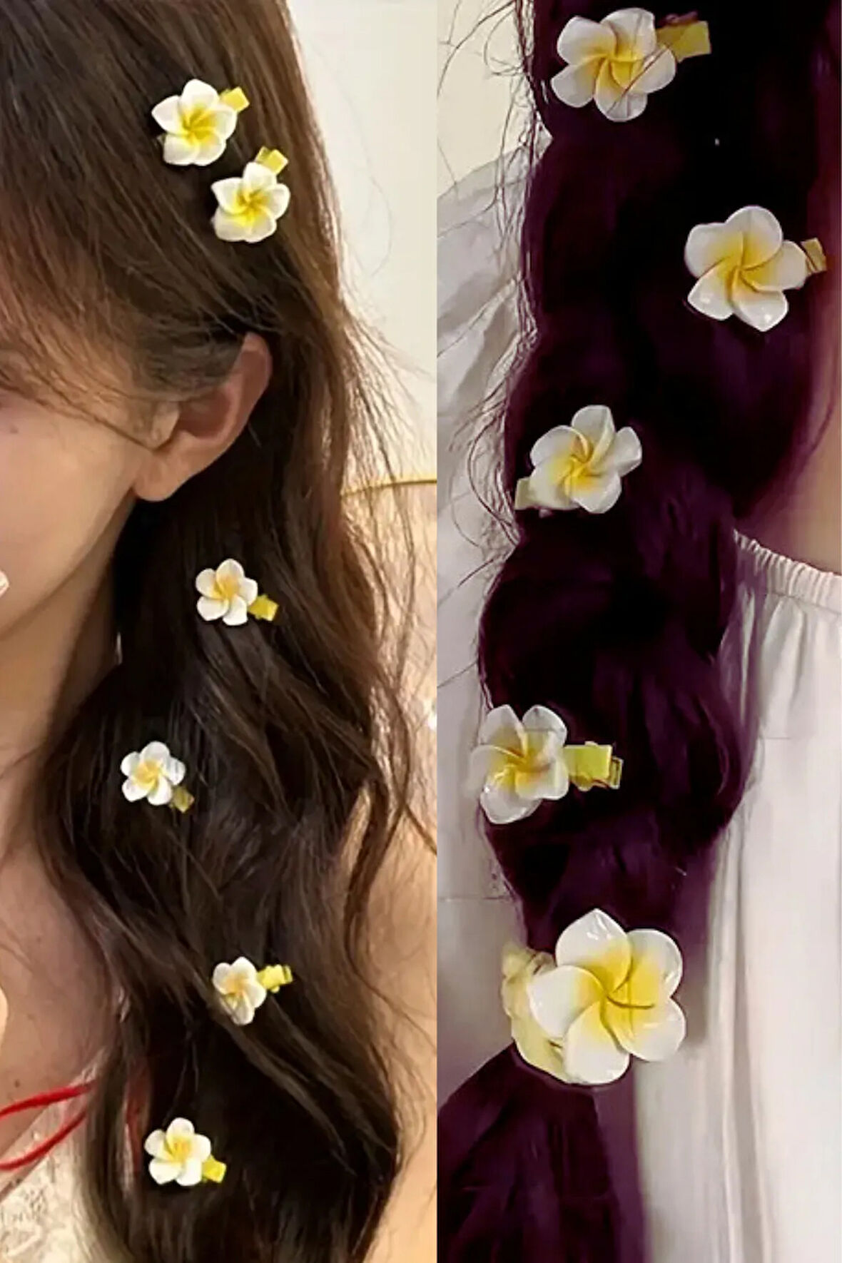 Lotus Saç Tokası Pens Toka 4 Adet 2 Çift