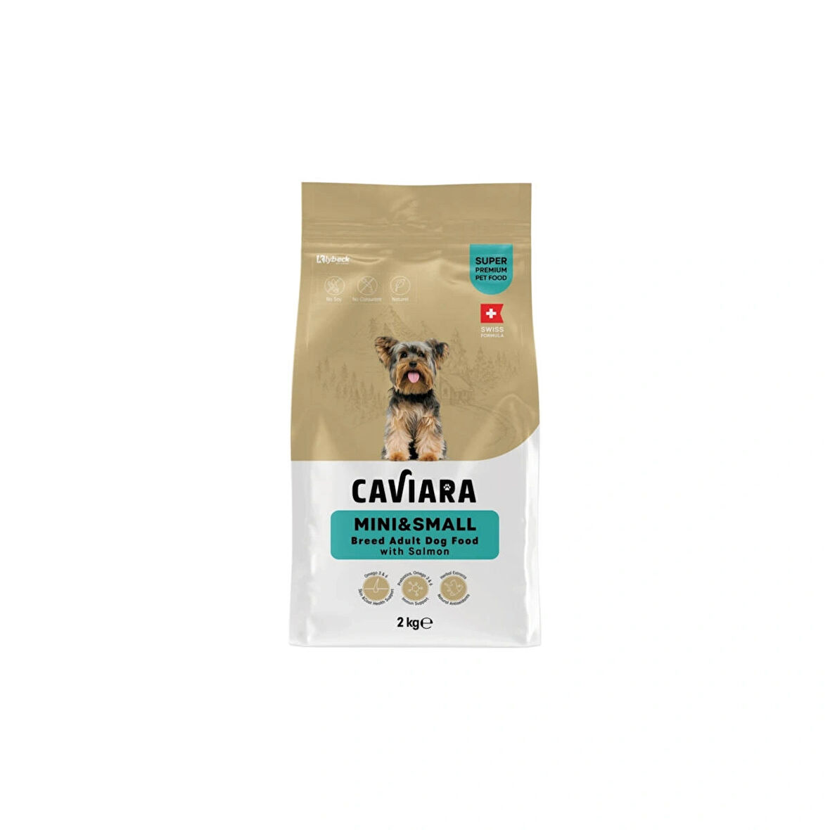 Caviara Somonlu Mini & Küçük Irk Yetişkin Köpek Maması 2 kg