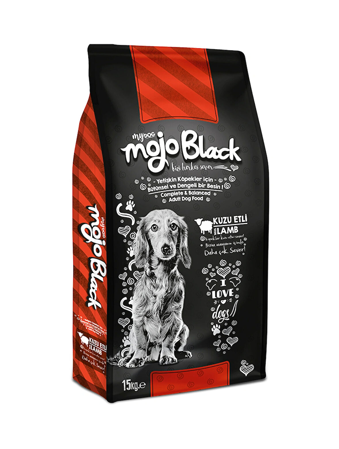 MOJO BLACK KUZU ETLI KÖPEK MAMASI 15KG