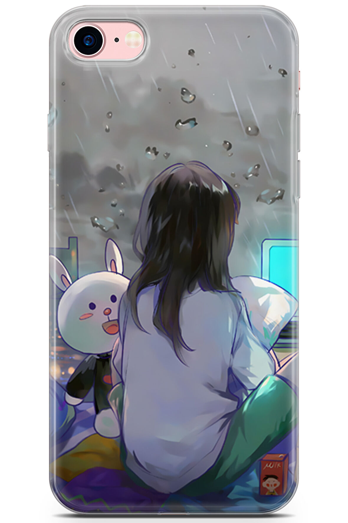 Apple iPhone 8 uyumlu Girls 38 HD Desen Yalnız Değilim