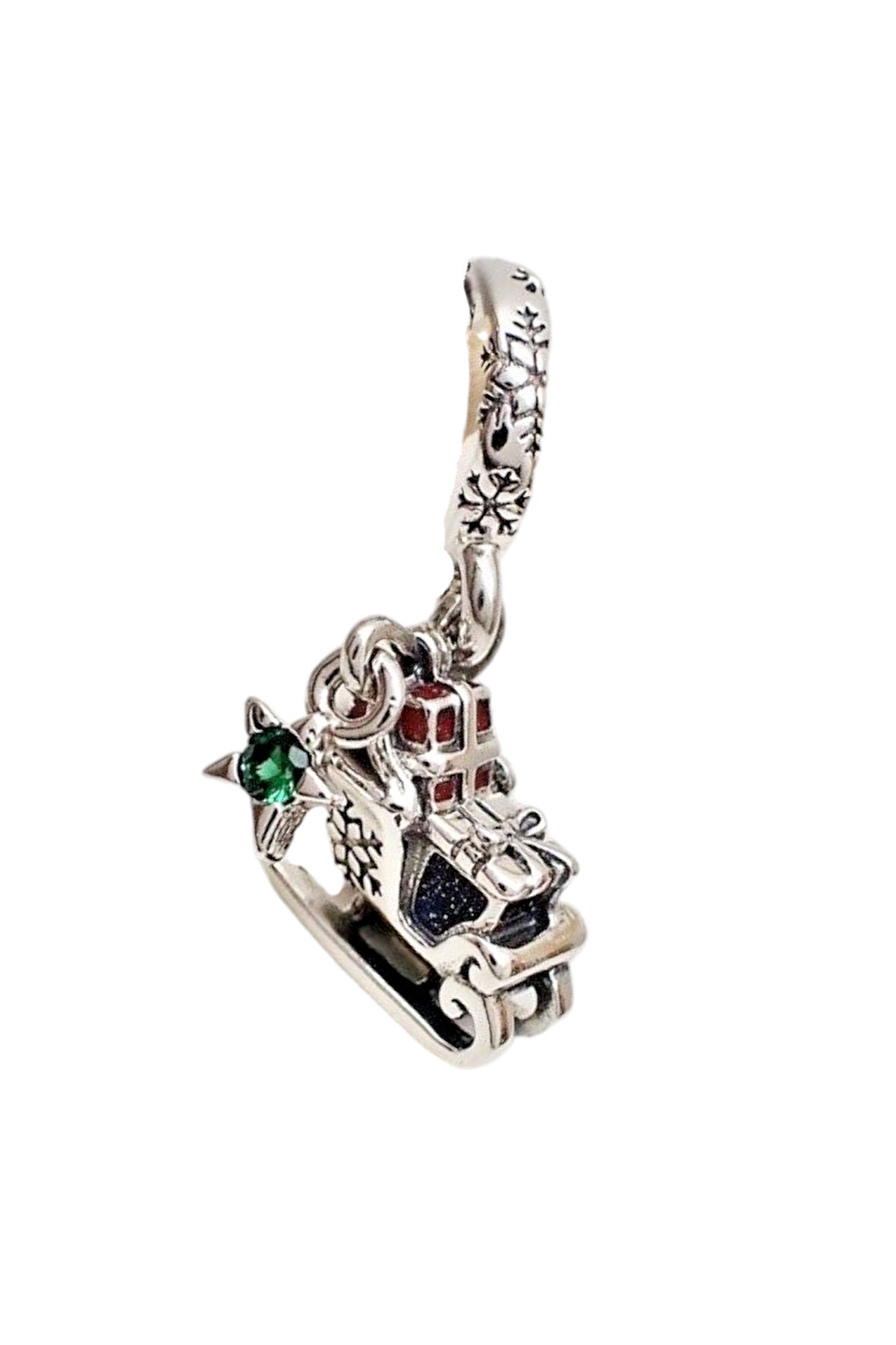 Kızak ve Yeniyıl Hediyeleri Charm | 925 Ayar Gümüş