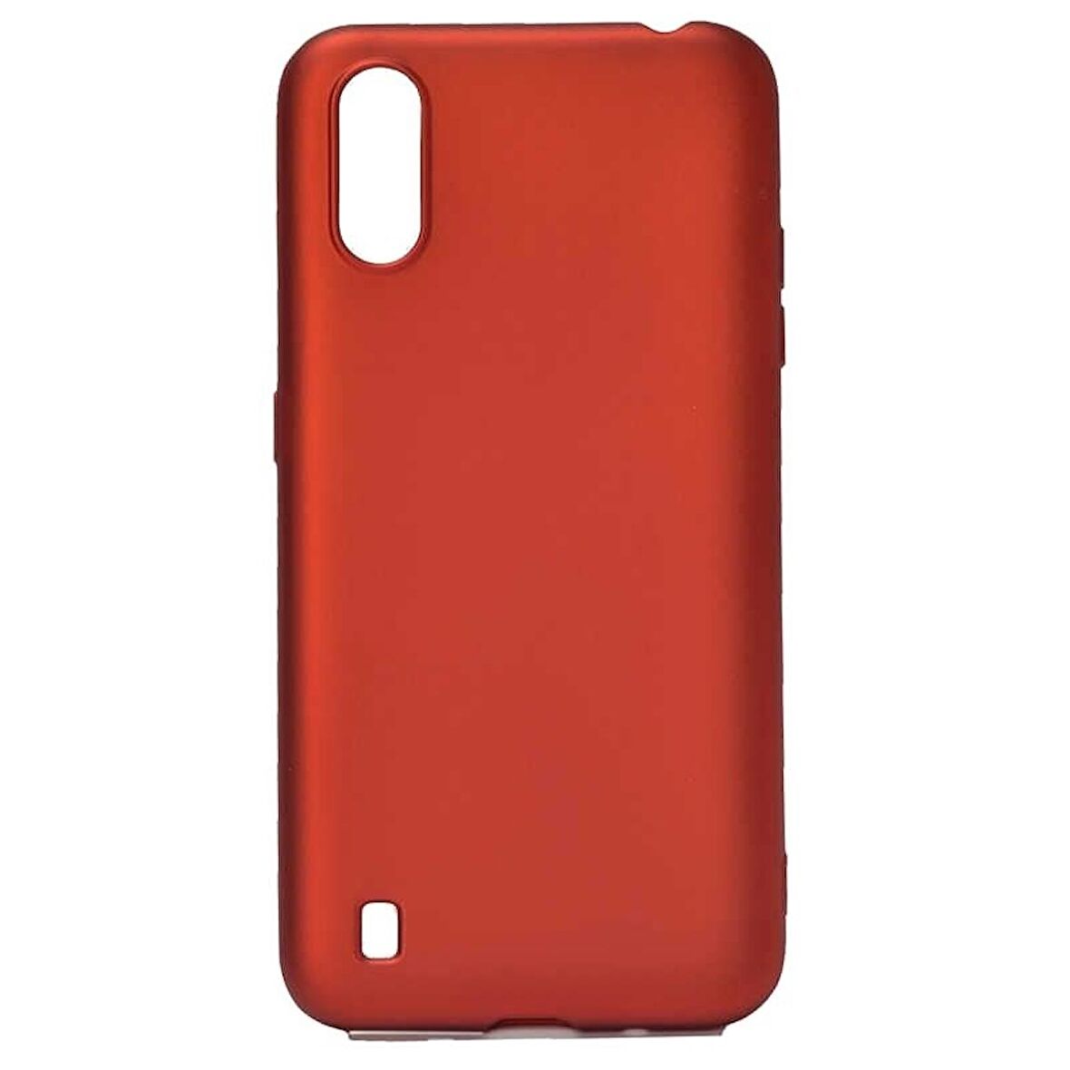 Smcase Samsung Galaxy A01 Kılıf Lüks Mat Silikon 