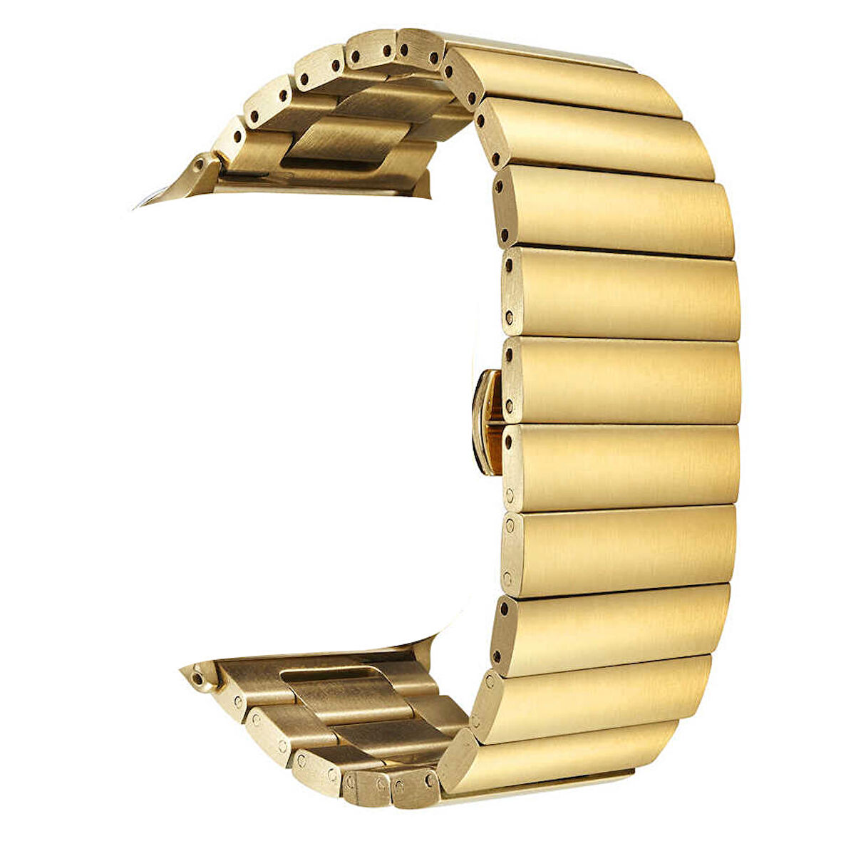 Gpack Apple Watch SE 44mm Kordon Şık Tasarım Metal Kordon KRD 41