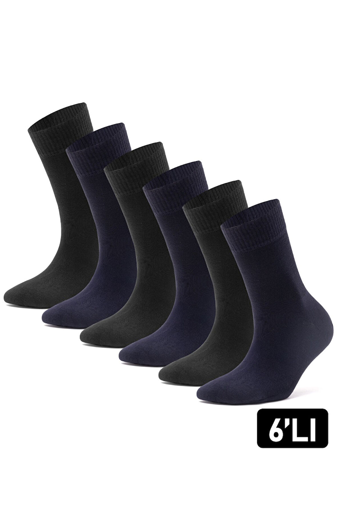 Just Inner Erkek Çorap 6'lı Diyabet (Bambu)