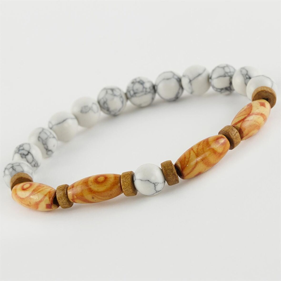 Ceyt Ahşap Trend Yeni Sezon Doğaltaşlı Bileklik