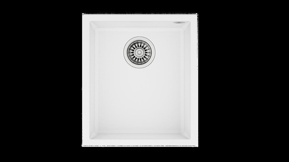 SQUARE 34.40 TG Tek Hazneli Tezgahaltı Tegranite Eviye 115230034