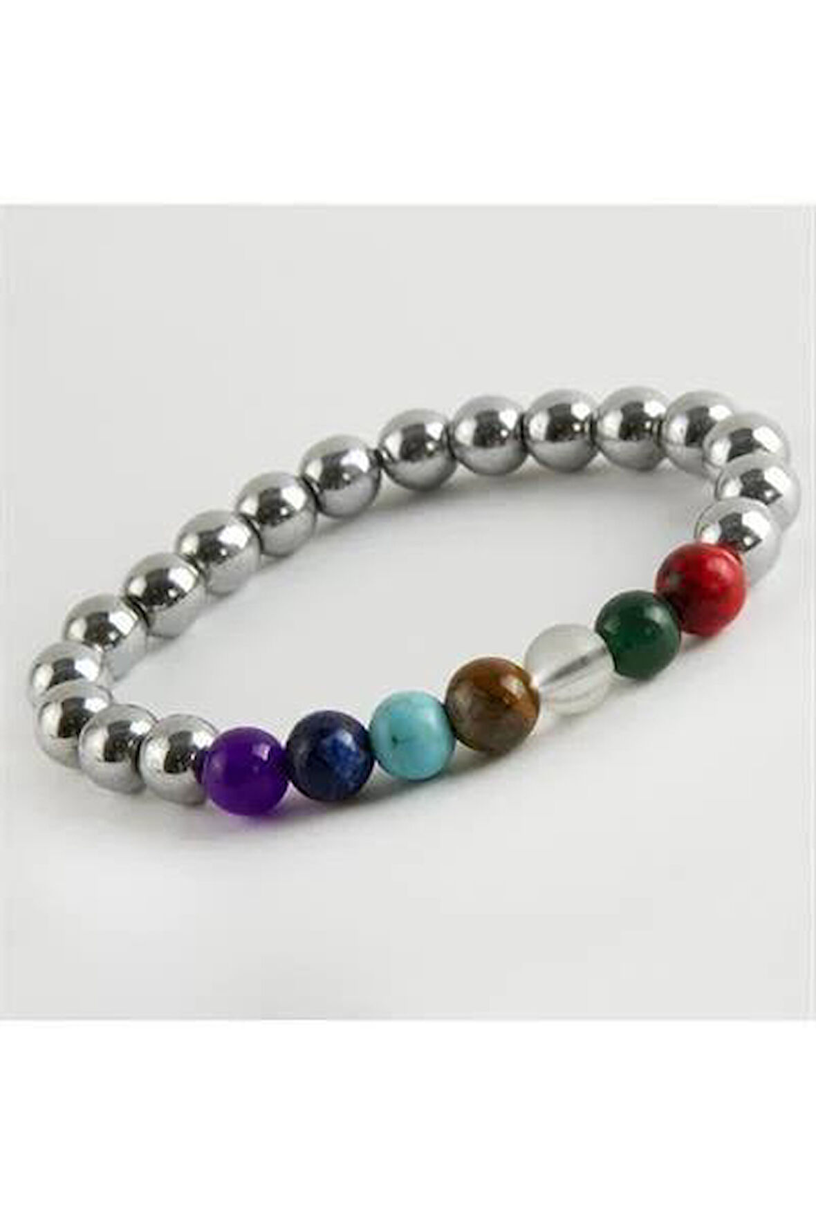 7'li Doğaltaş Çakra Bileklik