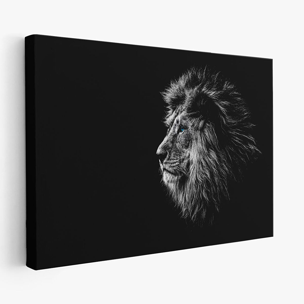 Harita Sepeti Aslan Dekoratif Kanvas Tablo 1153