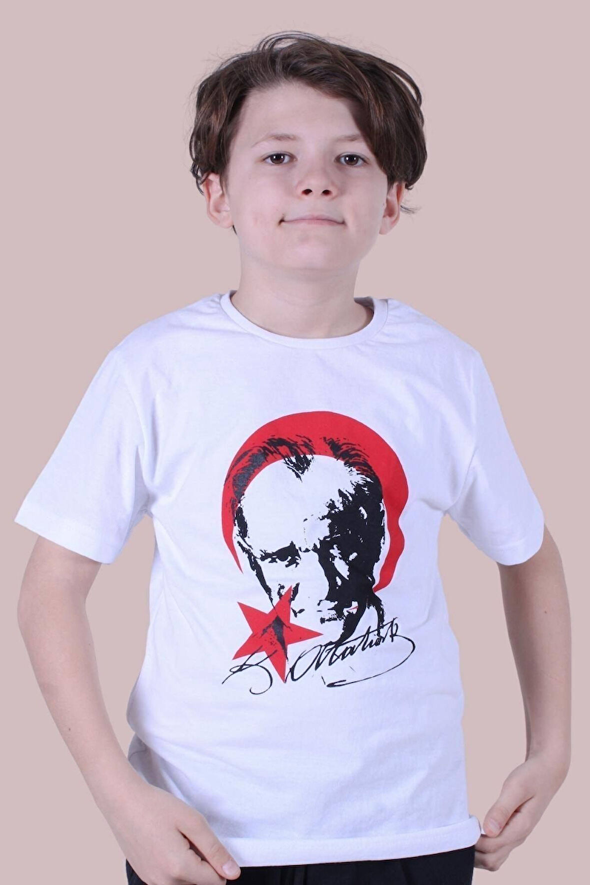 Imzalı Atatürk Baskılı Unisexs T-shırt