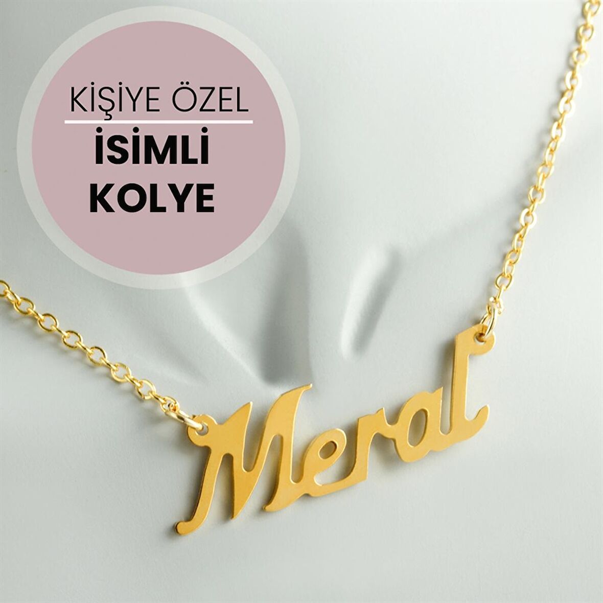 Kişiye Özel İsim Yazılı Kolye