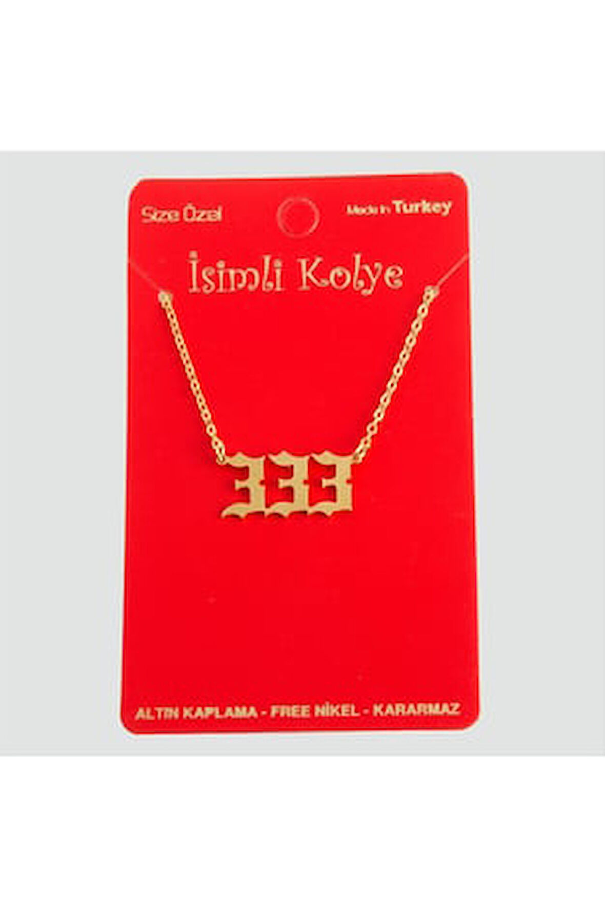 Uğurlu Rakamlar Uçlu Kolye