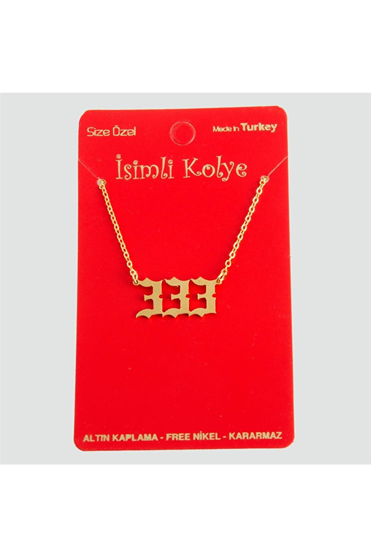 Uğurlu Rakamlar Uçlu Kolye