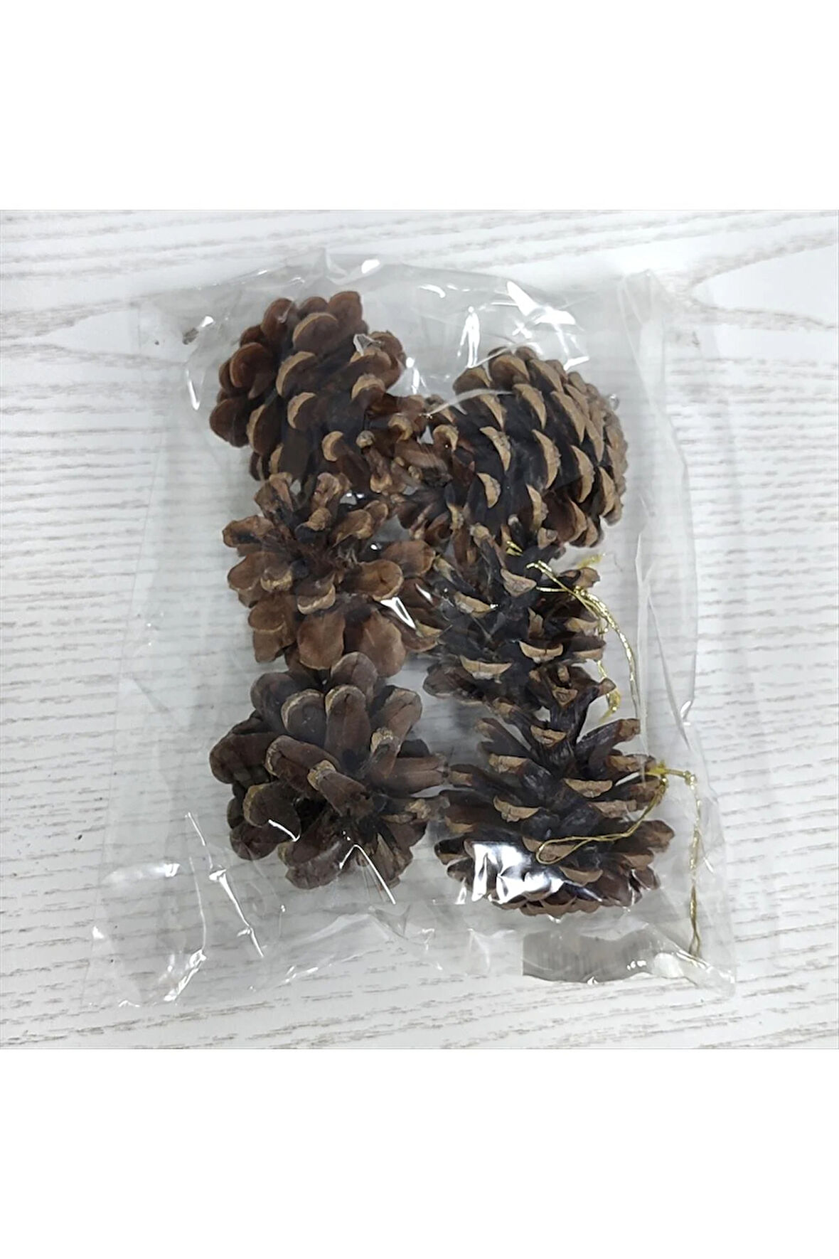 6'lı Kozalak Yılbaşı Ağaç Süsü