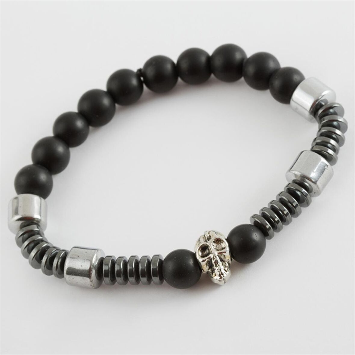 Hematit Onix Doğaltaş Bileklik