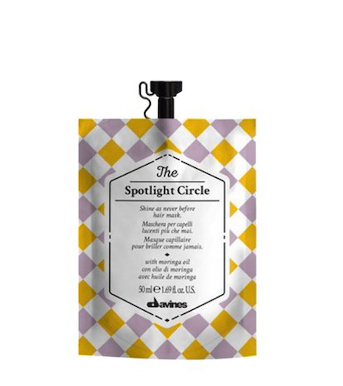 Davines The Spotlight Circle Mat Saçlar için Parlaklık Kazandıran Bakım Maskesi 50 ml