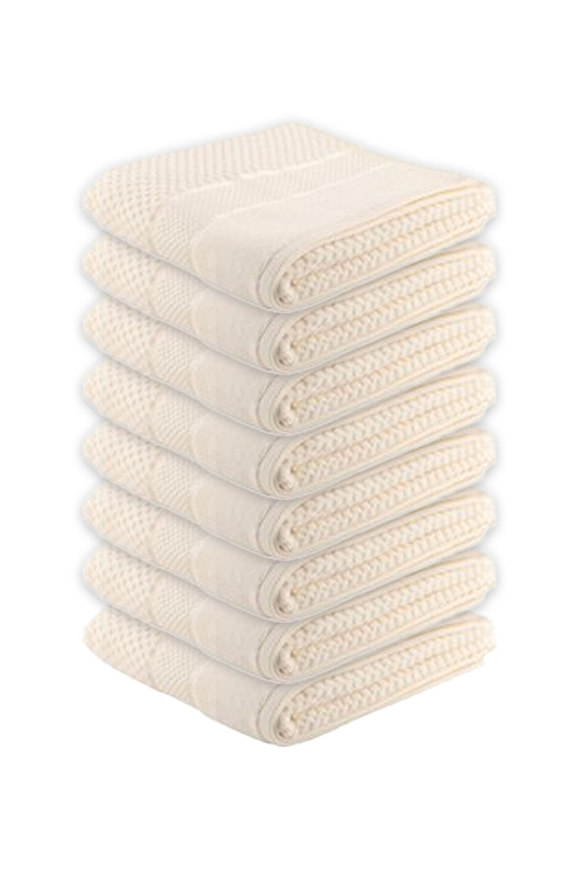 Özdilek Azra 50x90 Cm El-Yüz Havlusu Krem 8'li