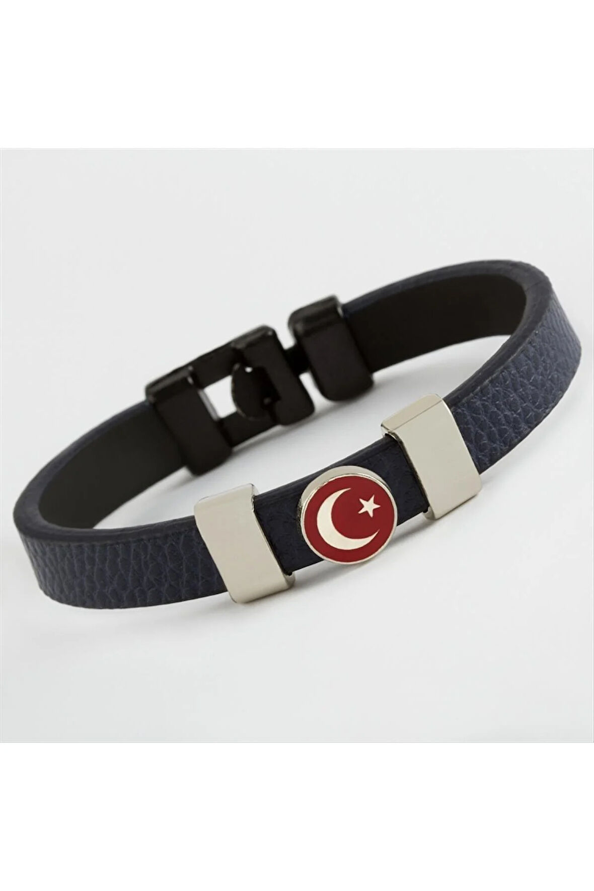 Ay Yıldız Kaliteli Suni Deri Bileklik