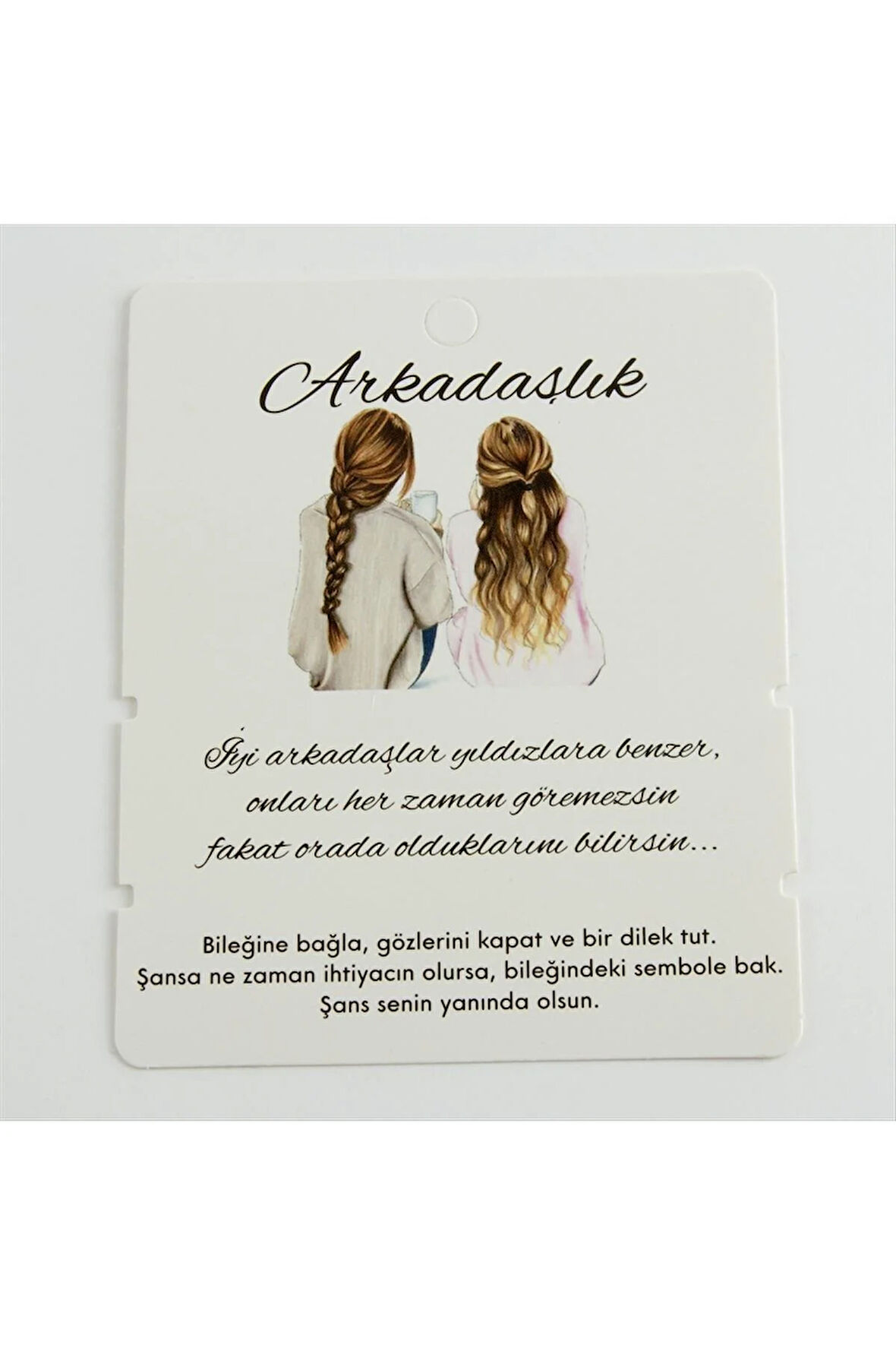 Arkadaşlık Bileklik Kartı