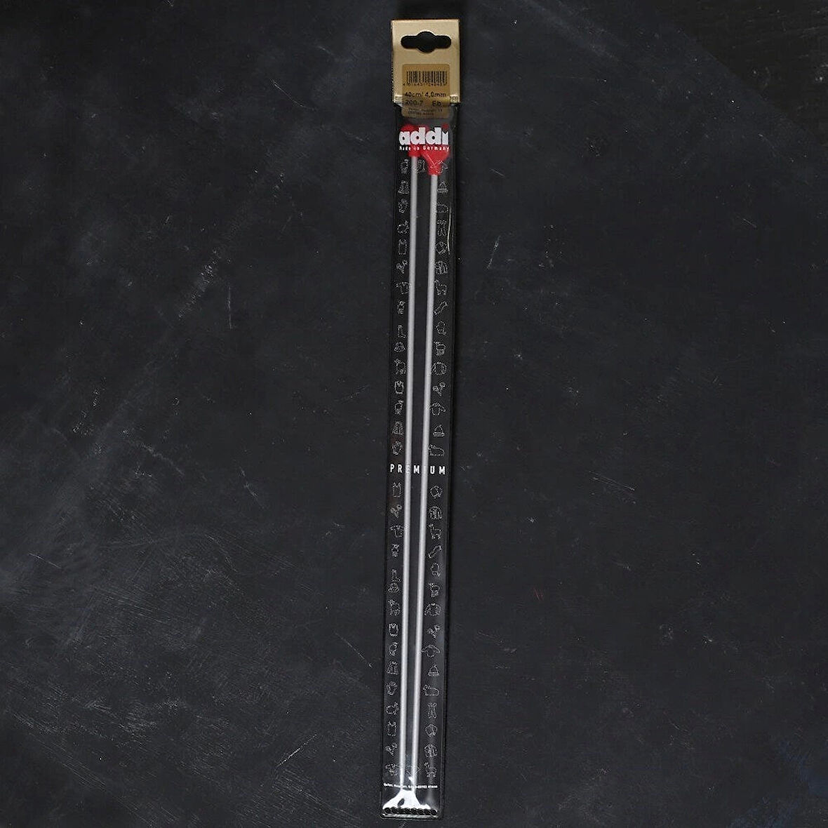 ADDI KALPLİ 4MM 40CM KLASİK ALÜMİNYUM ÖRGÜ ŞİŞİ -