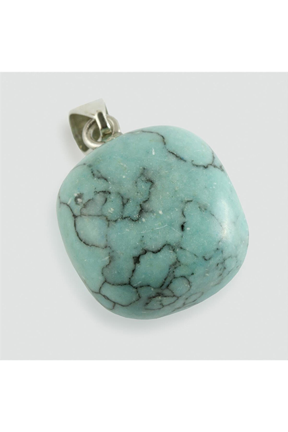 Turkuaz Doğaltaş Kolye Ucu