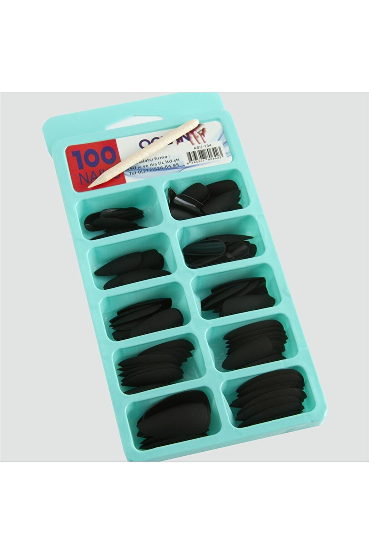 100 Adet  Mat Takma Tırnak