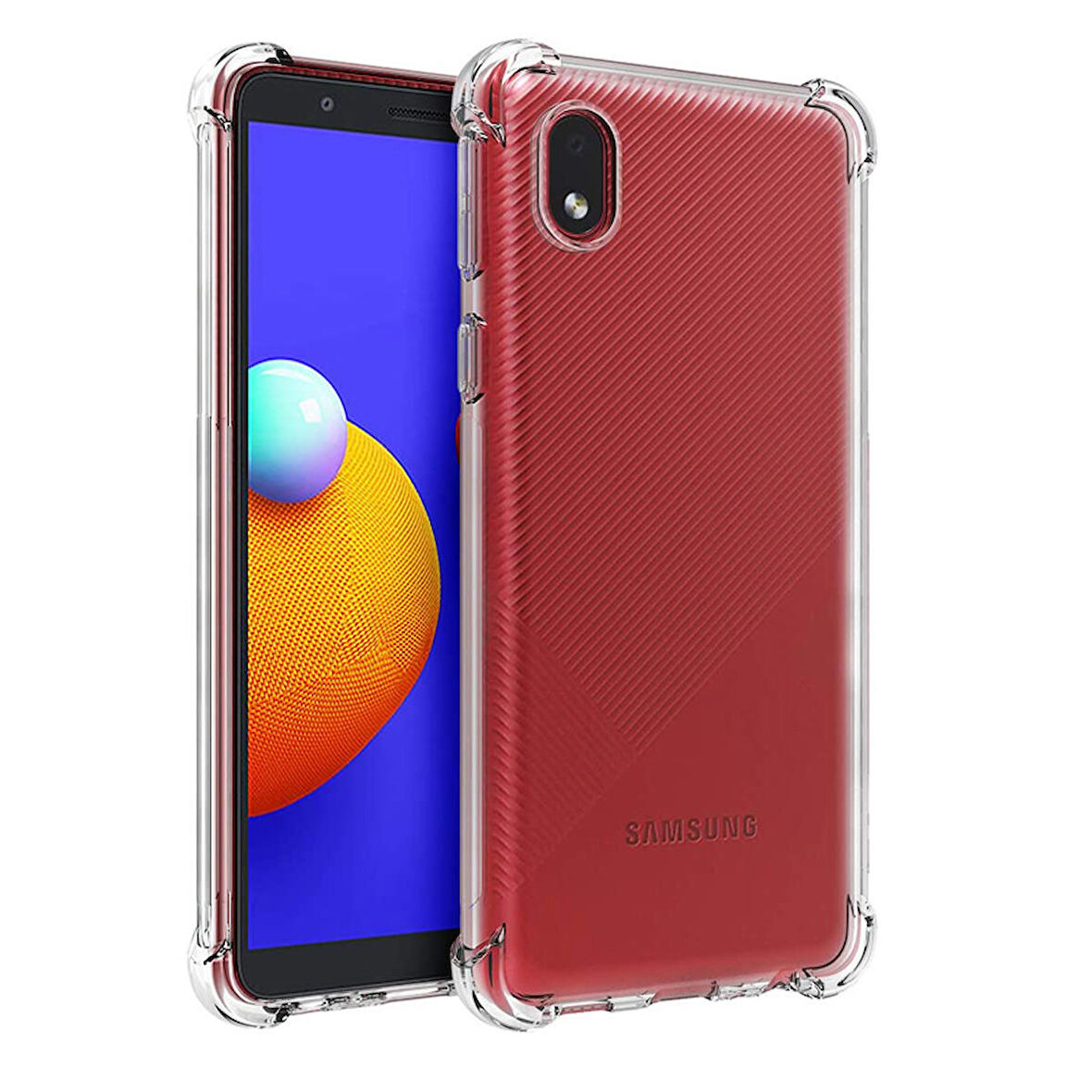 Gpack Samsung Galaxy A01 Core Kılıf AntiShock Ultra Koruma Sert Kapak
