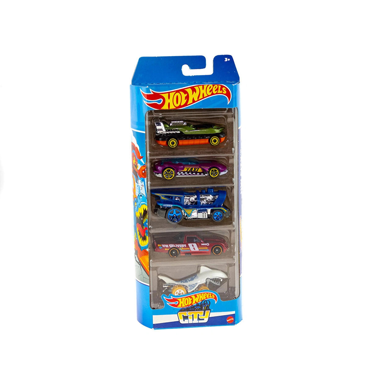 1:164 Metal Arabalar Hotwheels CITY Beşli Set