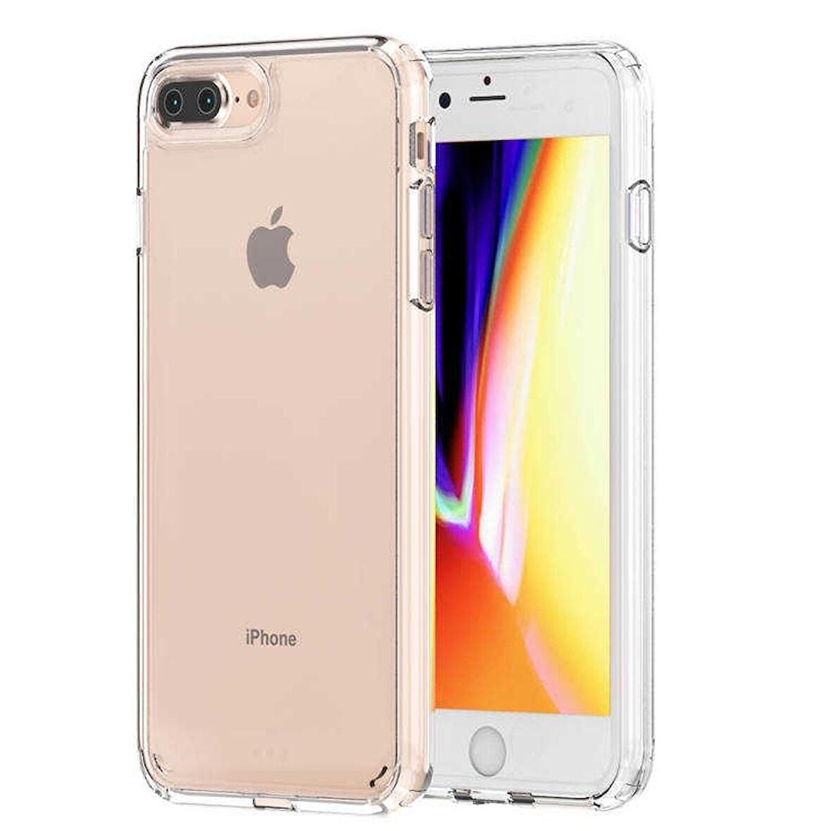 Smcase iPhone 8 Plus Kılıf Coss Sert Hibrit Silikon