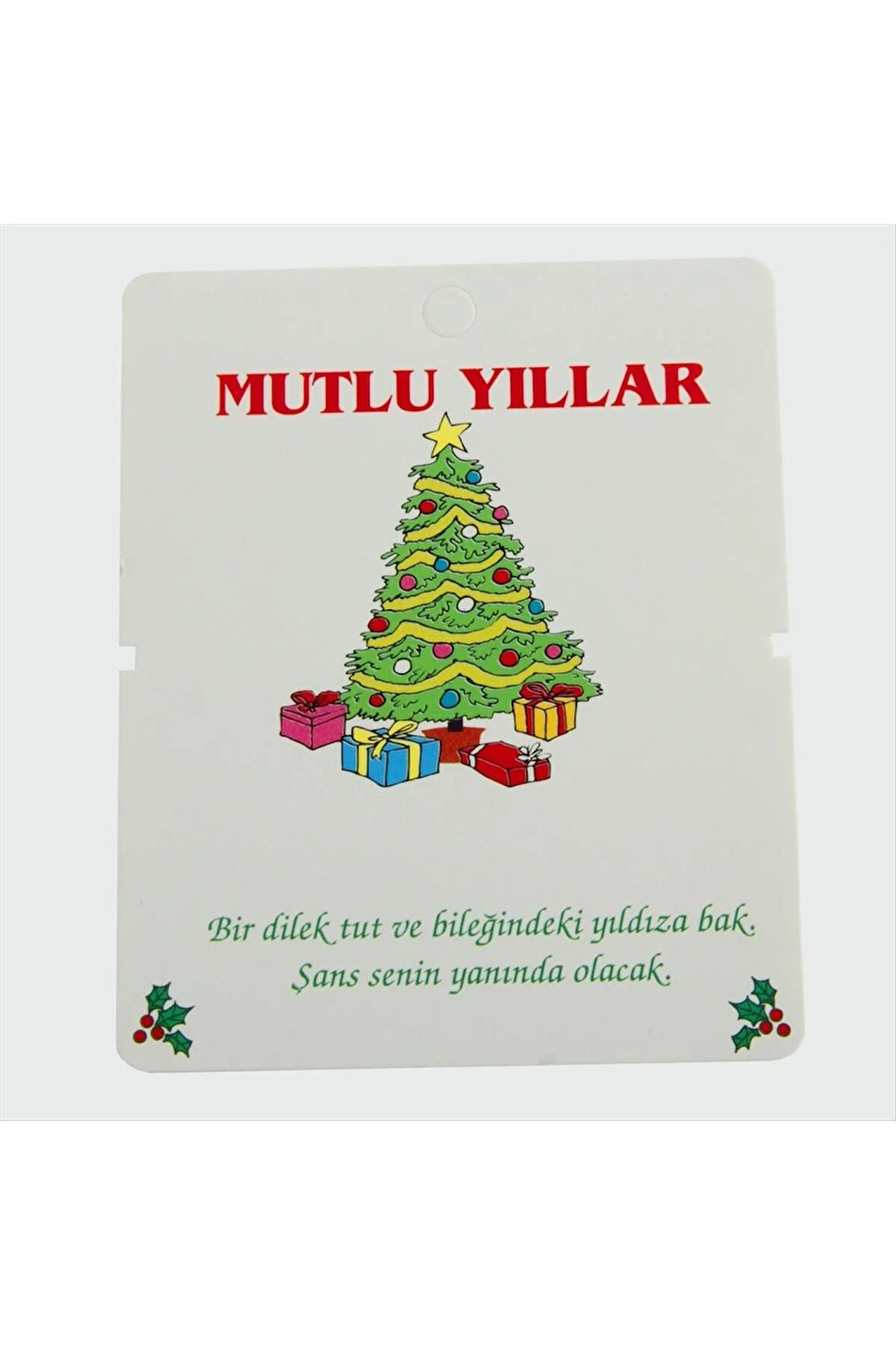 Mutlu Yıllar Bileklik Kartı 200 Adet