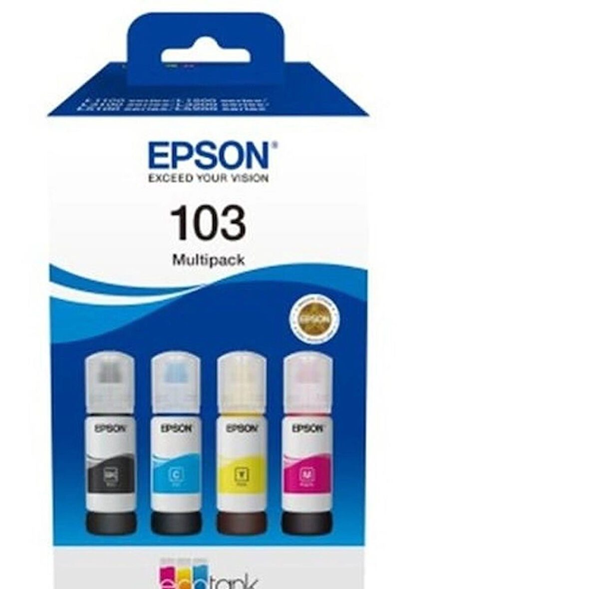 EPSON C13T00S64A 103 MAVİ/KIRMIZI/SARI/SİYAH 4'LÜ MULTIPACK KARTUŞ