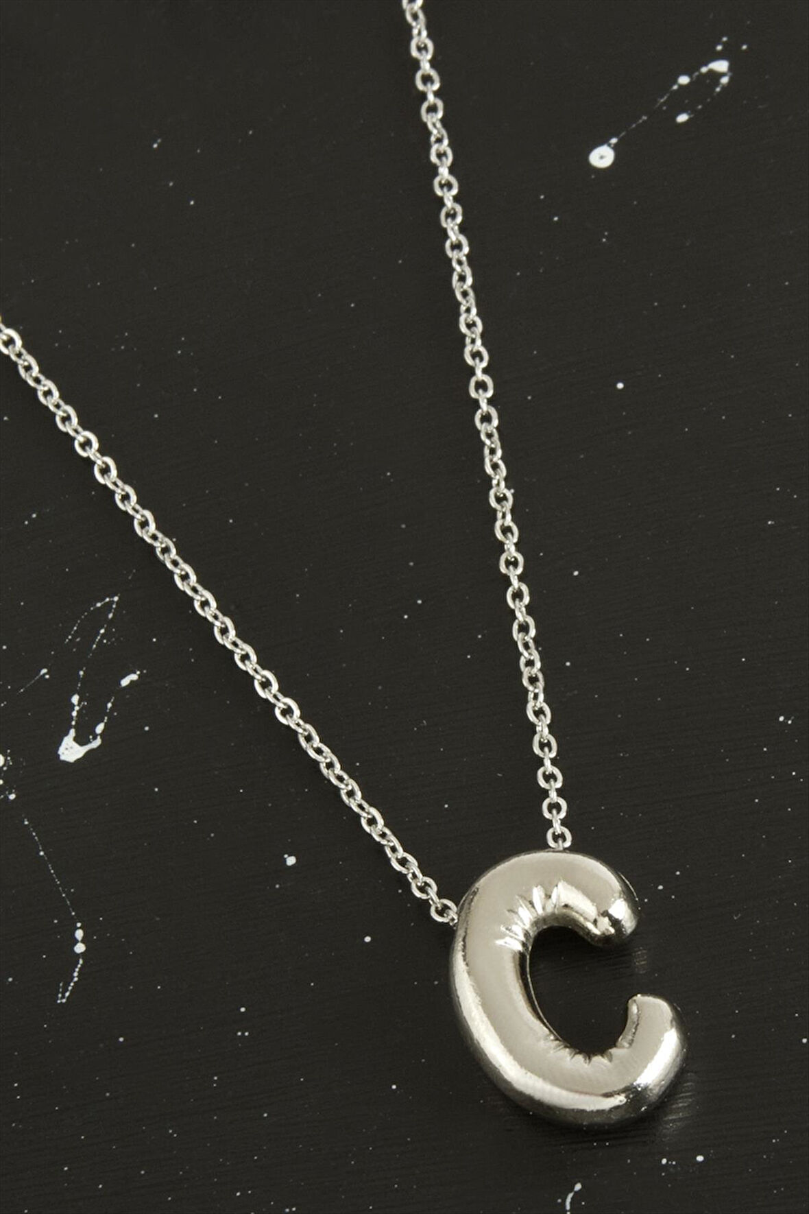 C Harfli Balon Kolye