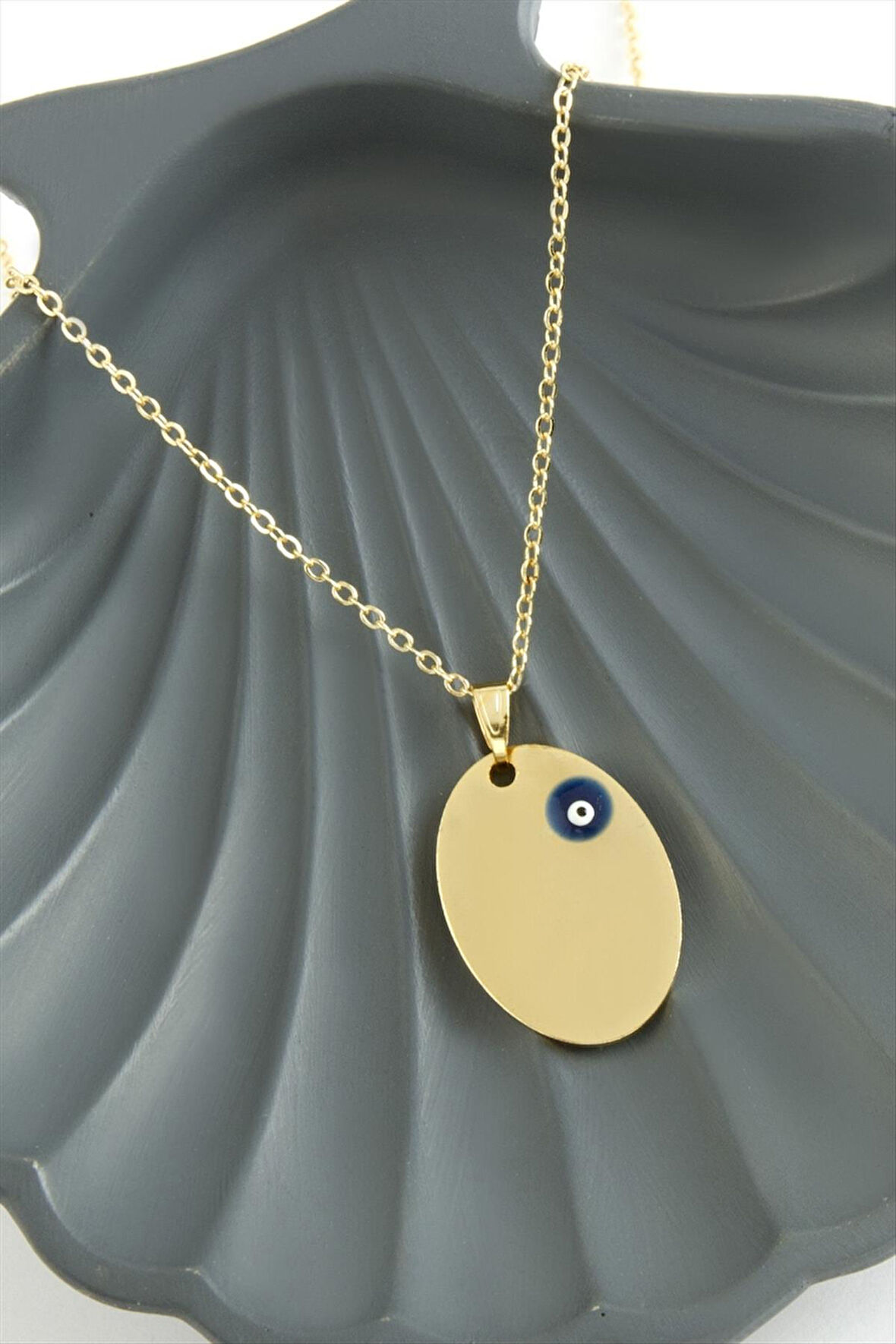 Oval İsim Yazılabilir Kolye