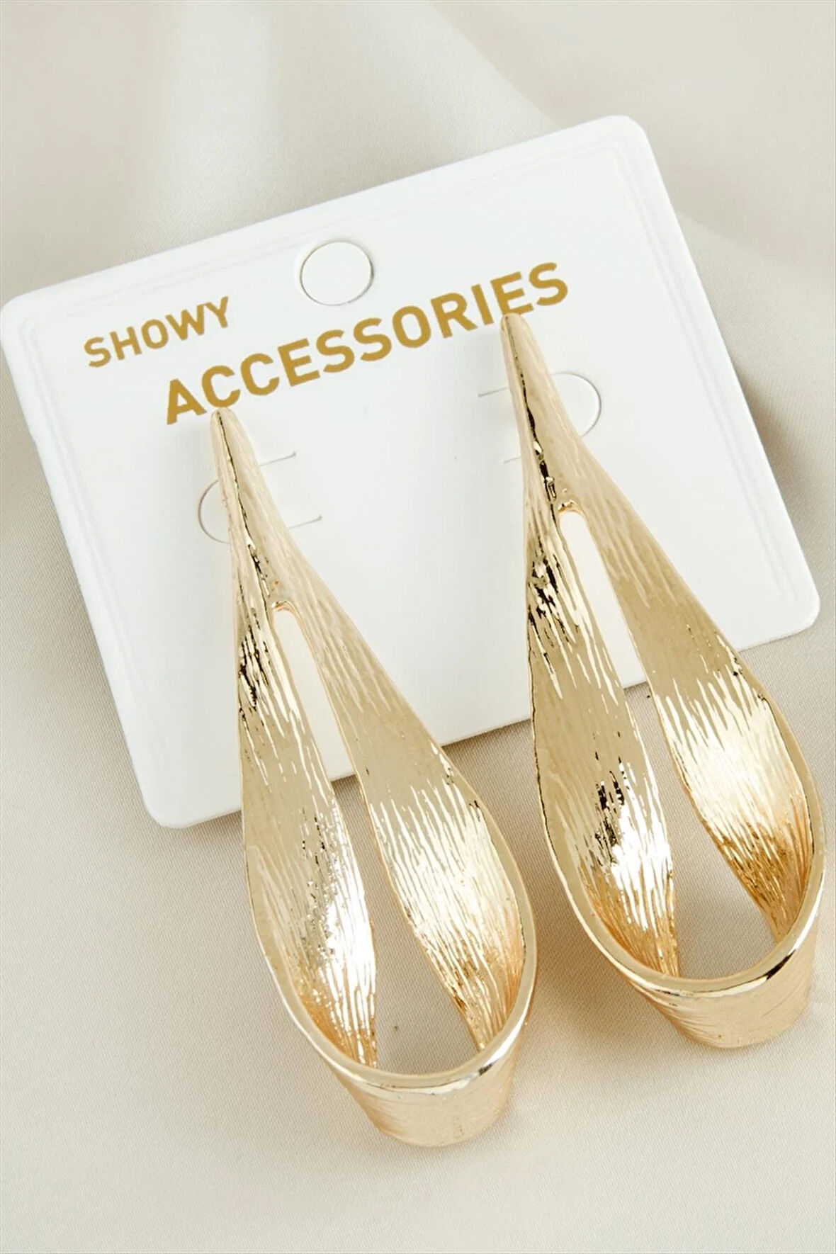 Oval Yeni Sezon Metal Küpe