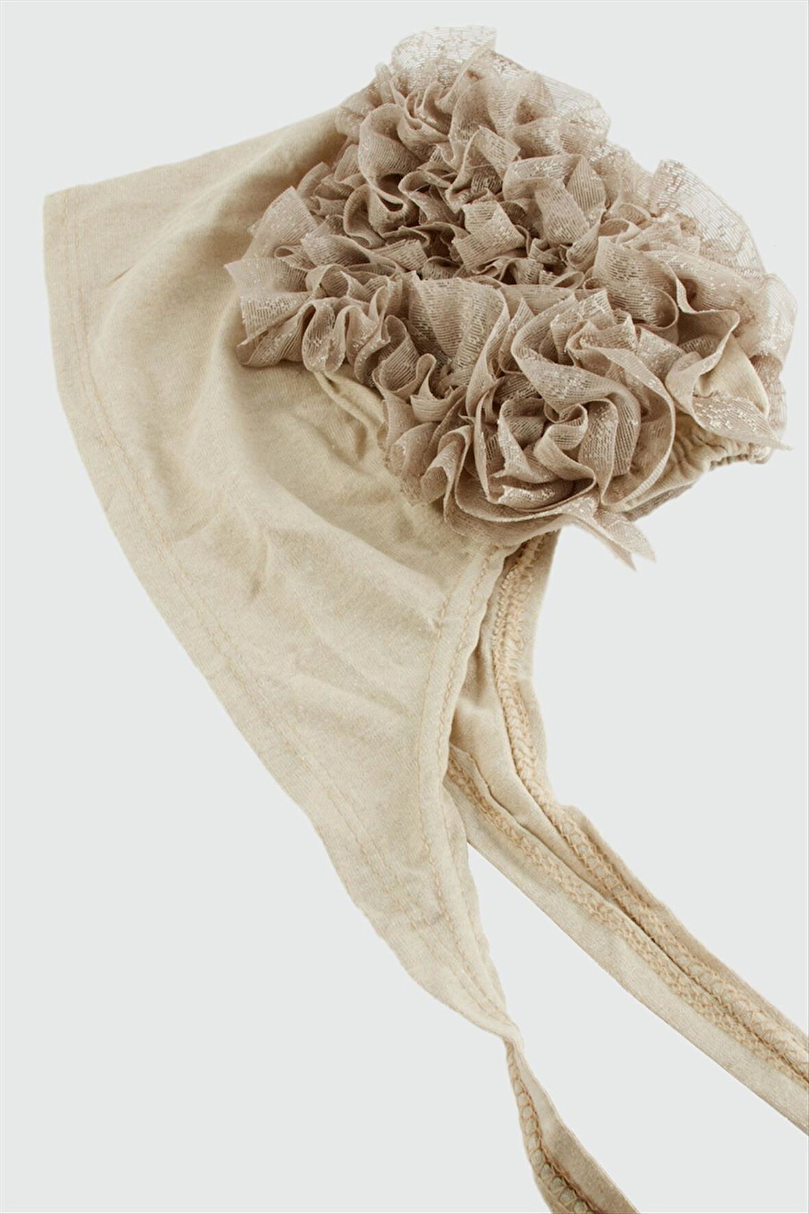 Dikişli Fırfırlı Bone