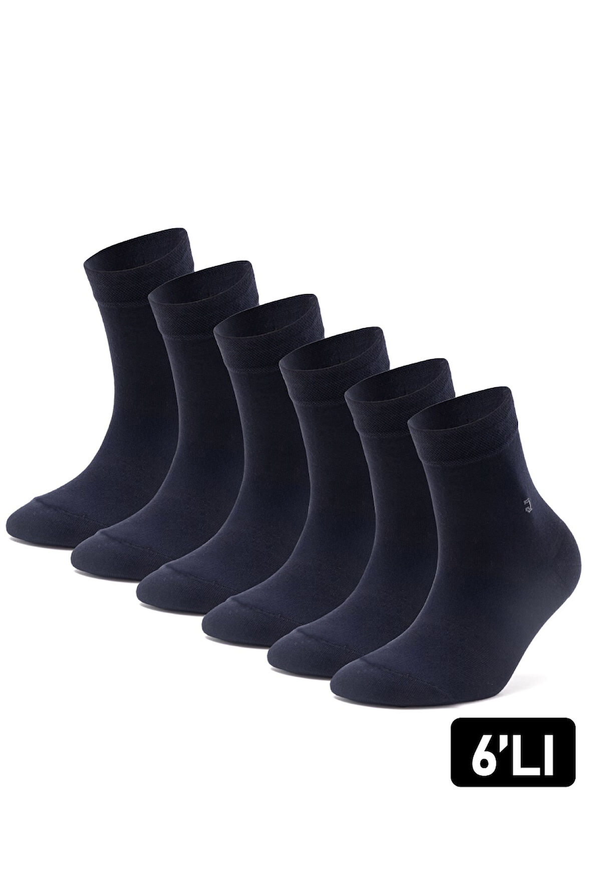 Just Inner Erkek Çorap 6'lı Yarım Konç (Bambu)
