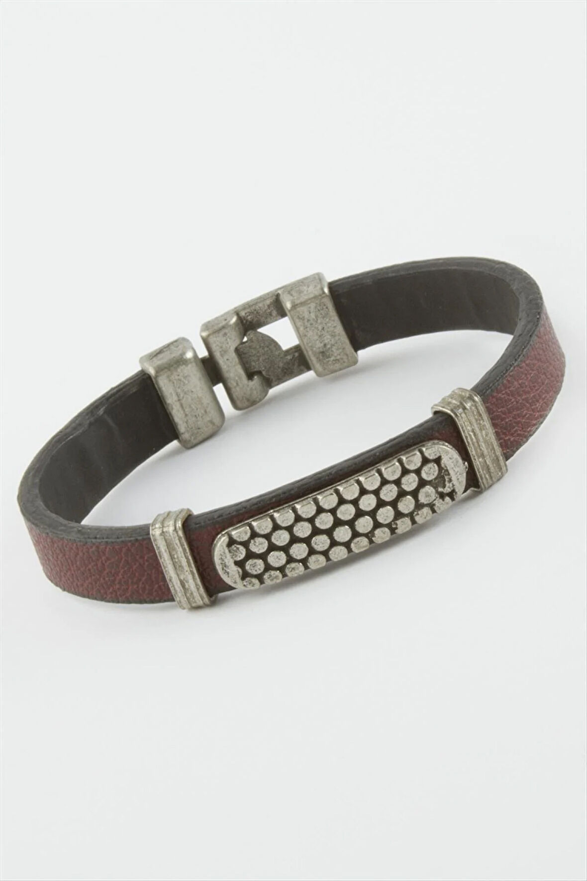 Noktalı Suni Deri Bileklik