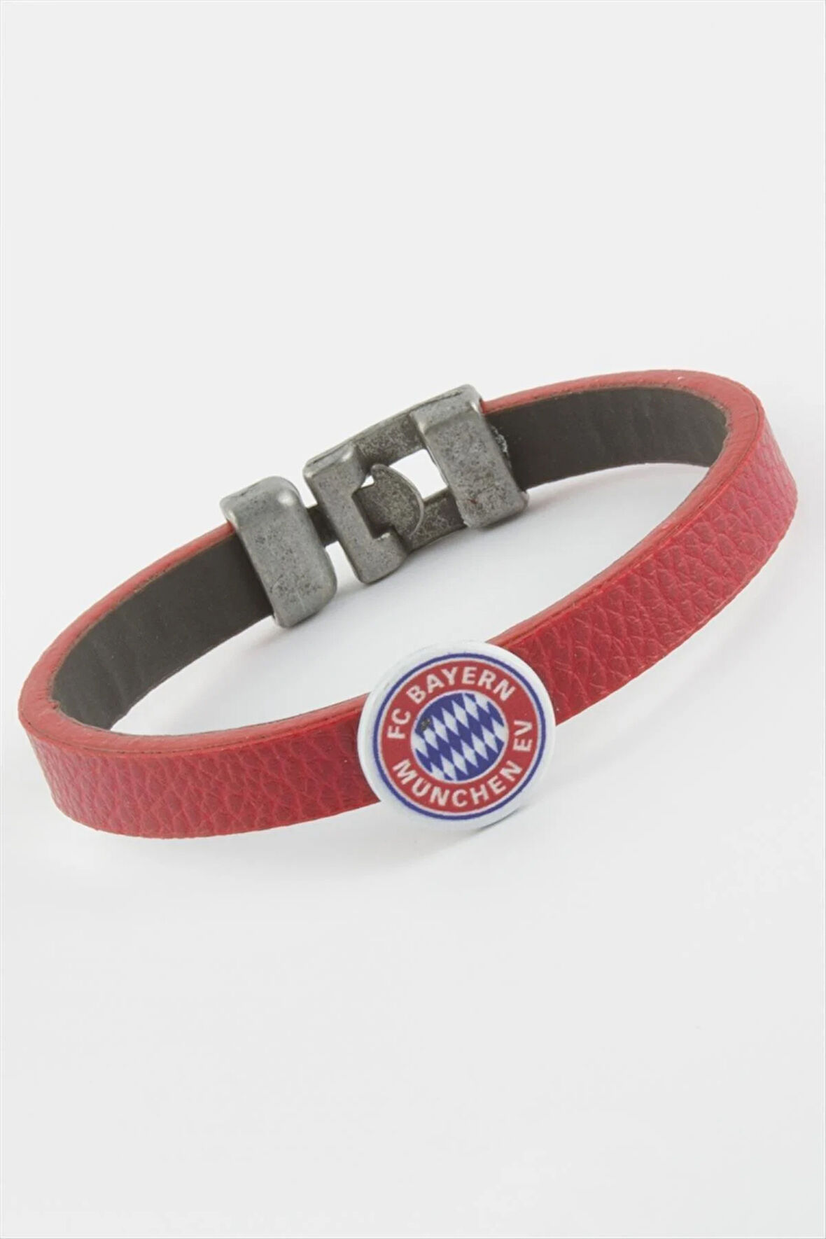 Kırmızı Renkli Suni Deri Bileklik