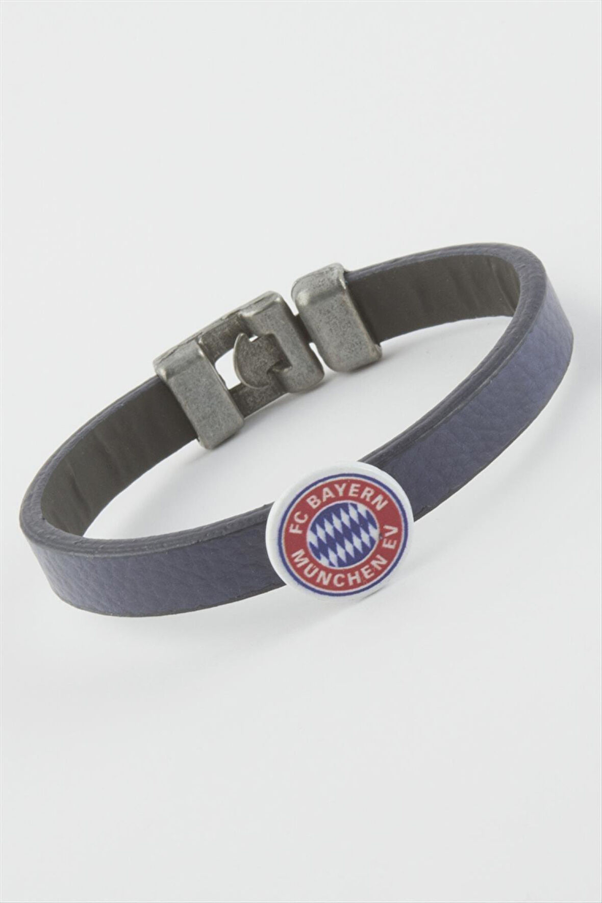 Lacivert Renkli Suni Deri Bileklik