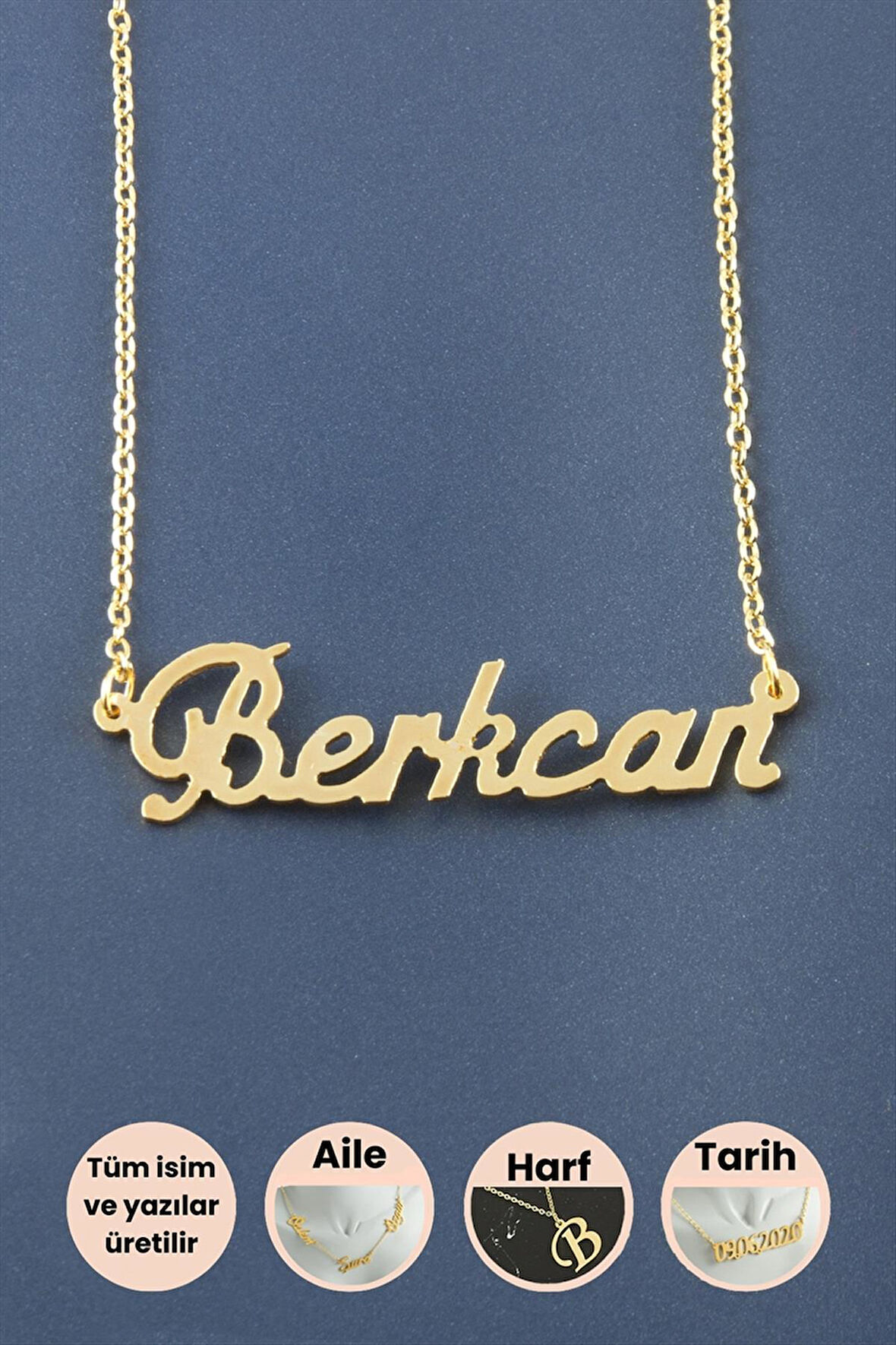 Berkcan İsimli Kolye