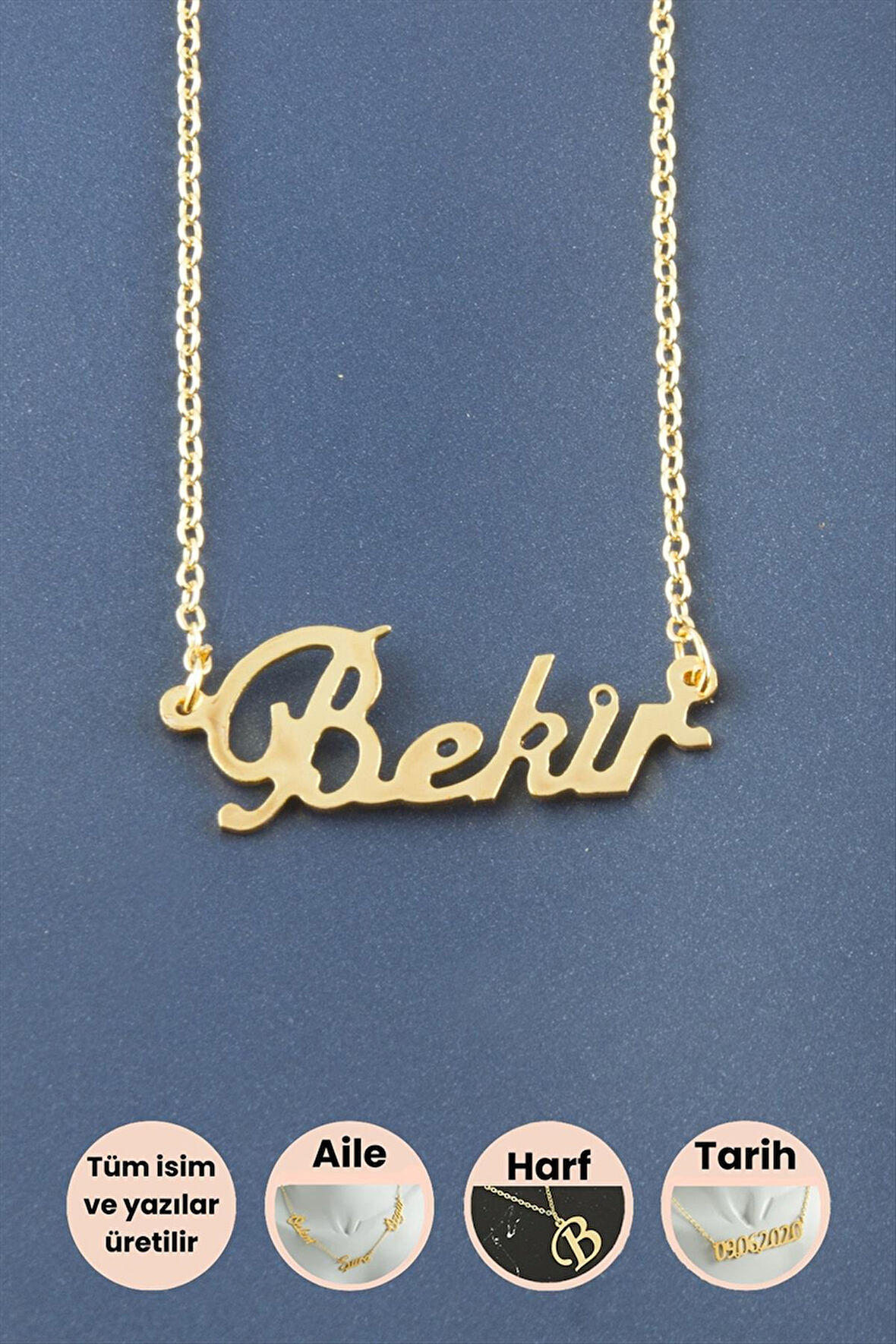 Bekir İsimli Kolye