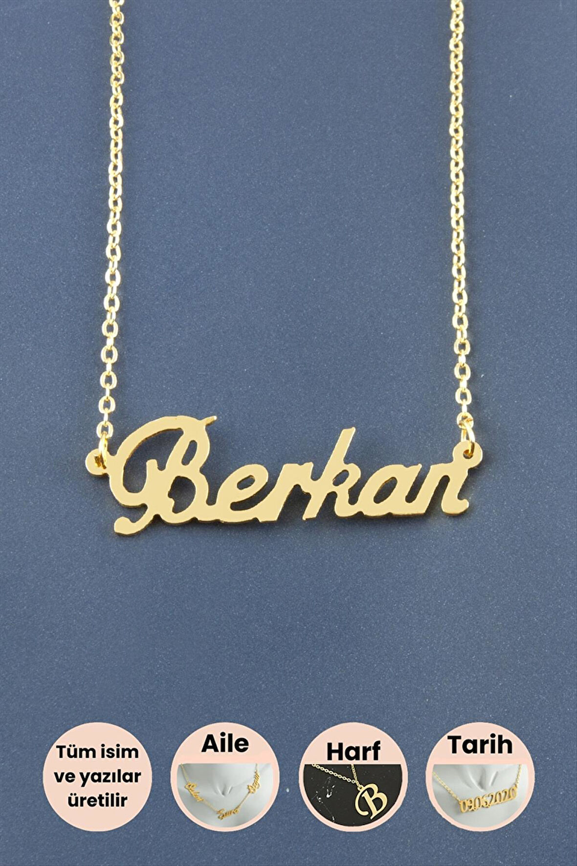 Berkan İsimli Kolye