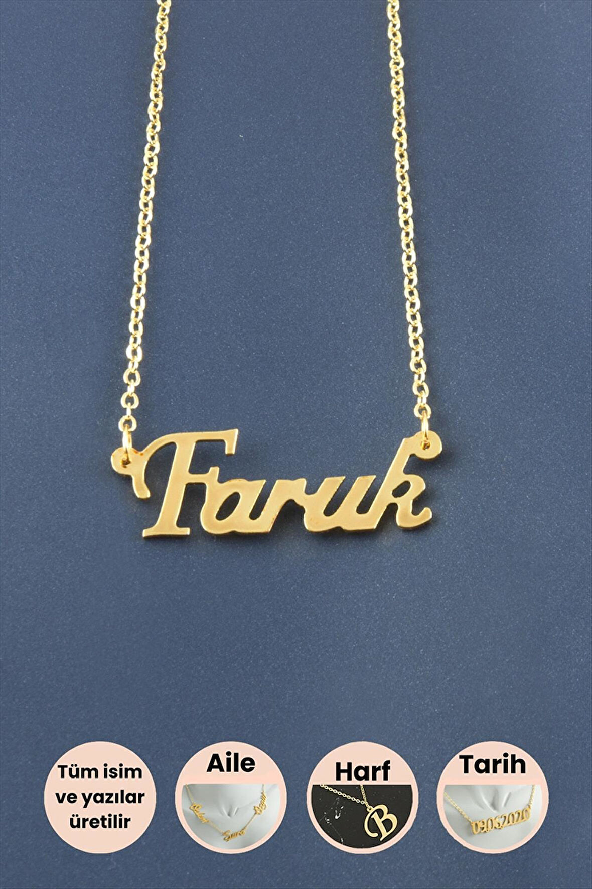 Faruk İsimli Kolye