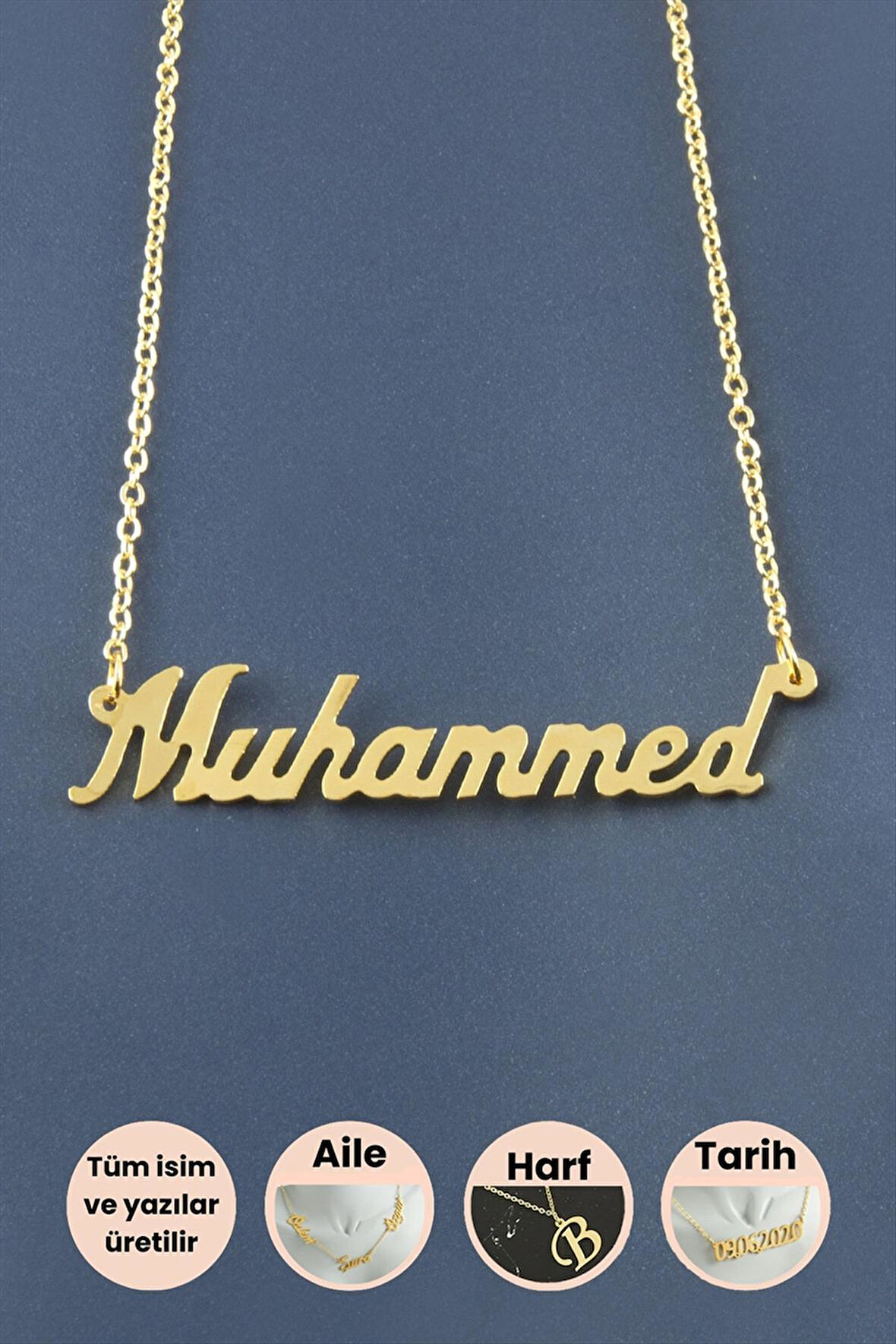 Muhammed İsimli Kolye