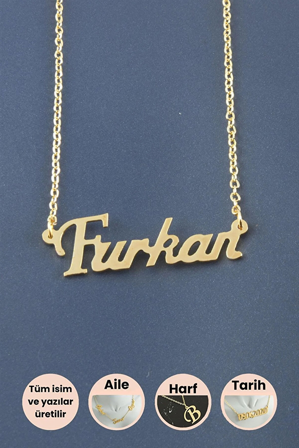 Furkan İsimli Kolye