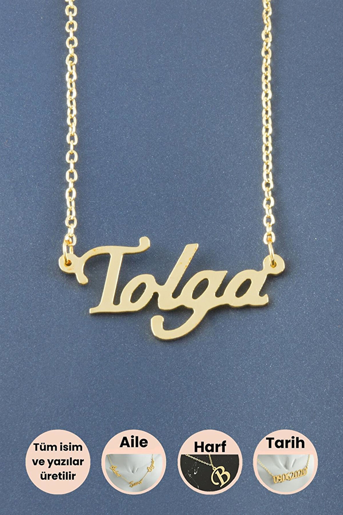 Tolga İsimli Kolye