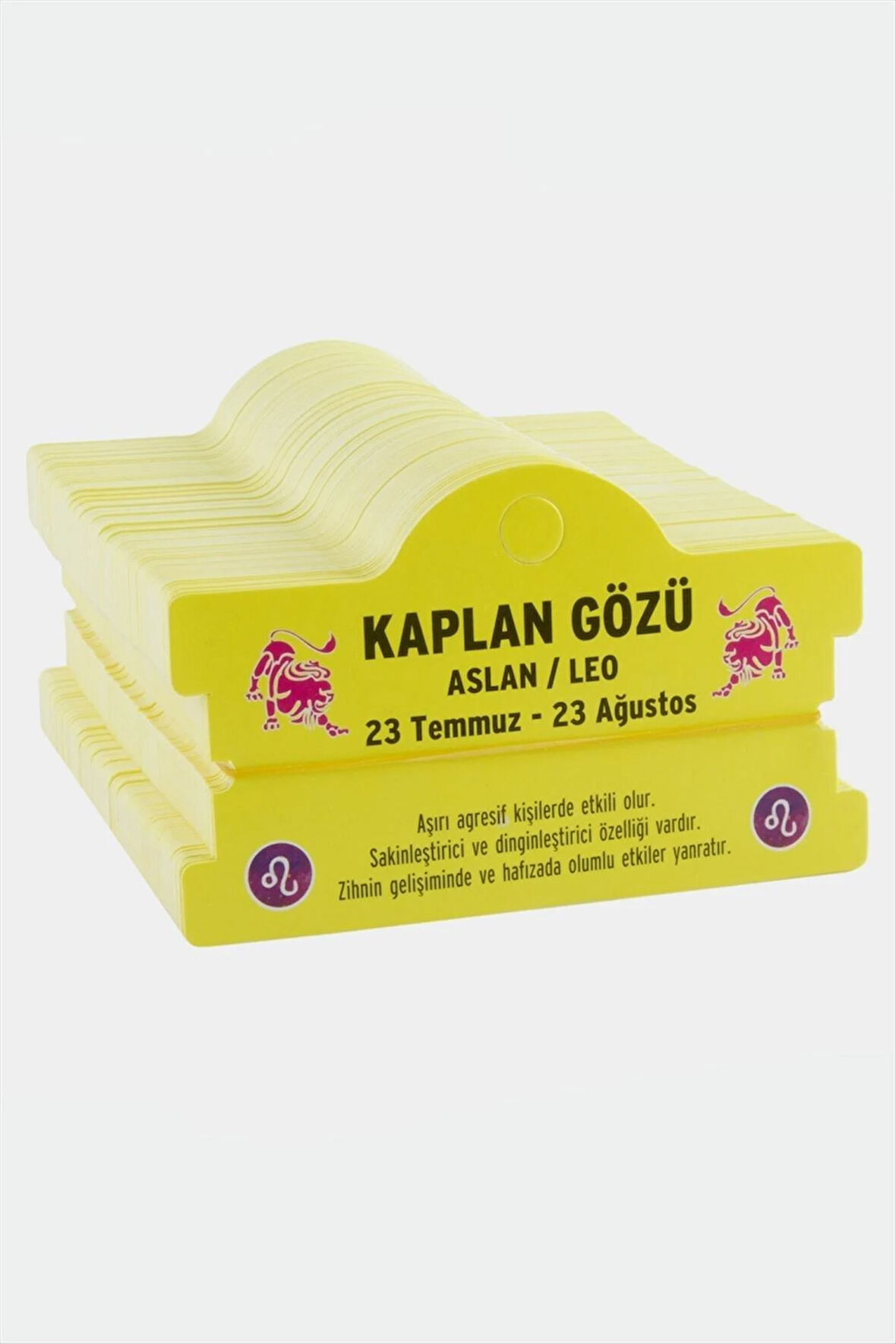 Kaplan Gözü  Aslan Burç Bileklik Kartı